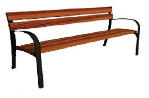 Banco Ciudad Eco pata de pletina