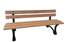 Banco INGLES madera técnica WPC