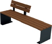 Banco madera técnica WPC