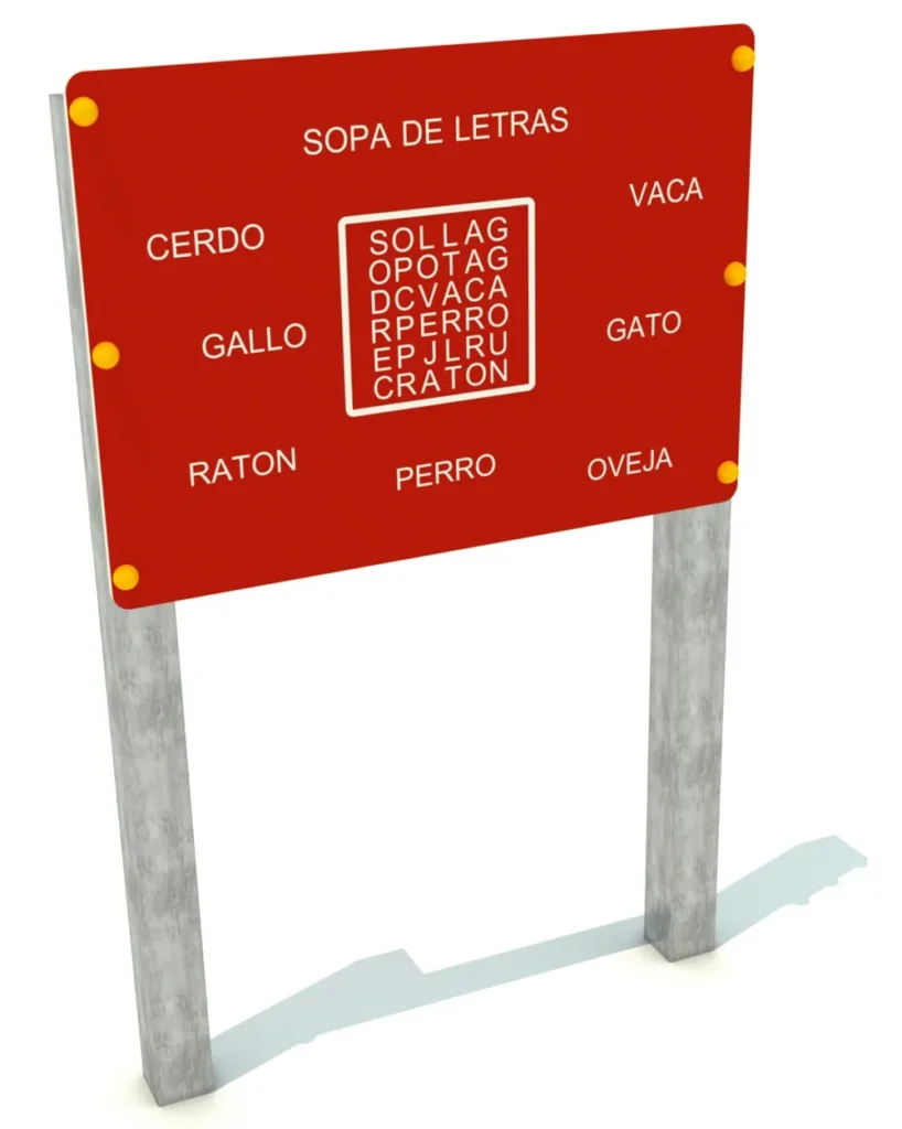Pip 004 Galv Sopa Letras | PARQUES BELEN